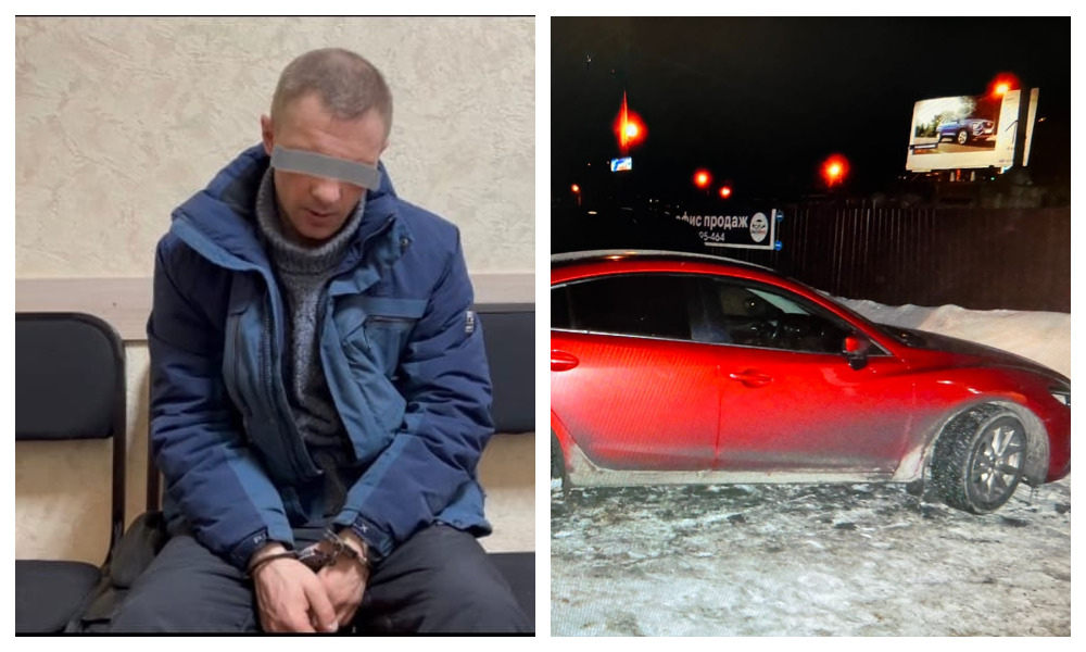 Омский таксист украл у молодой девушки автомобиль, а её вывез в лес