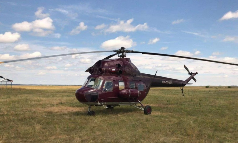 В Омской области продают вертолёт МИ-2 М