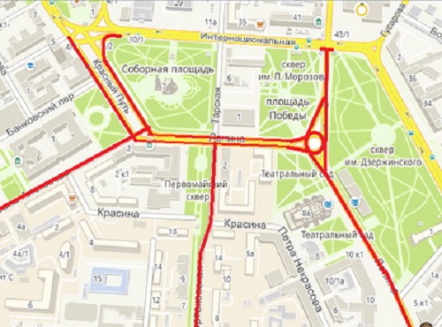 В центре Омска ограничат движение сразу на 6 улицах
