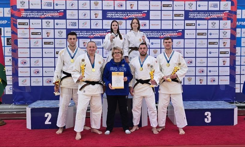 Сборная Омской области завоевала медали чемпионата и первенства России по дзюдо ката