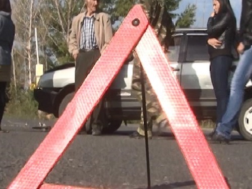 В Омской области на трассе грузовая "Газель" задавила мужчину