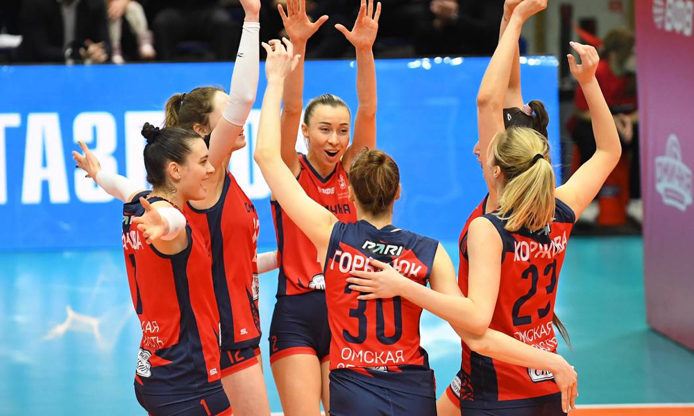 Волейбольная «Омичка» проведёт игру с одной из лучших команд Казахстана