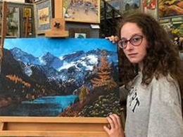 Картину омской школьницы выставят в Третьяковской галерее