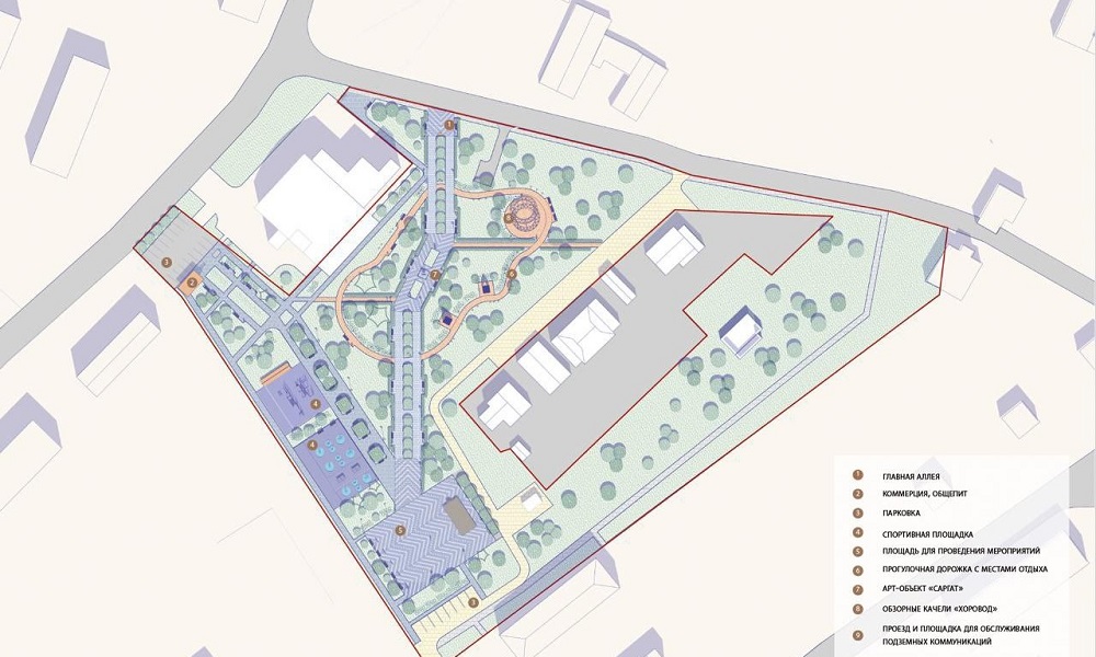 Проект реконструкции Молодёжного парка Дружбы в Саргатском победил в федеральном конкурсе