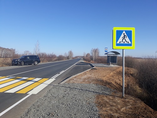 В Омской области отремонтировали ещё одну дорогу в рамках нацпроекта