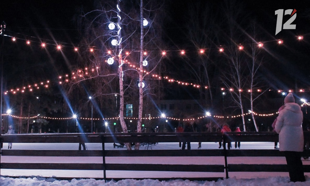 В омский парк им. 30-летия ВЛКСМ привезли двадцатиметровую ёлку