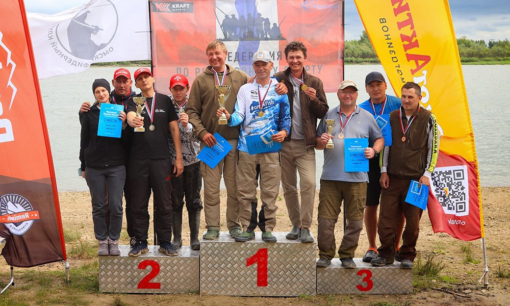 В Омске определили победителей состязаний по ловле донной удочкой 