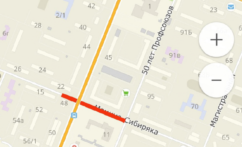 Часть улицы Мамина-Сибиряка в Омске закроют для проезда на пять месяцев