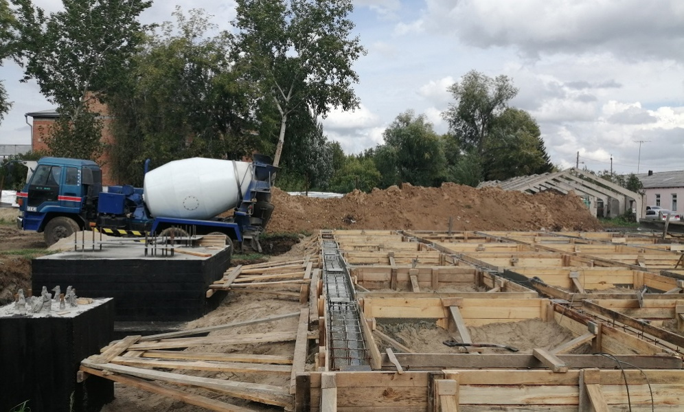 В Горьковском районе начали строить модульную газовую котельную 