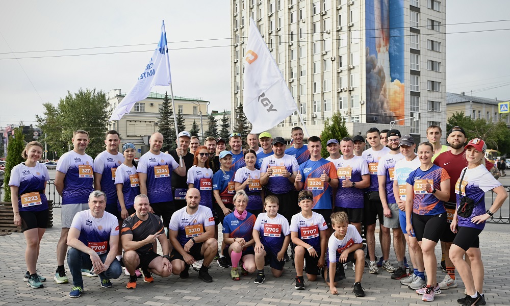 Сотрудники «Газпромнефть-СМ» поучаствовали в Сибирском международном марафоне в Омске