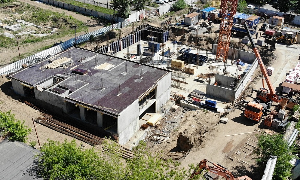 Жилой комплекс у омского парка «Зелёный остров» планируют достроить к концу 2023 года