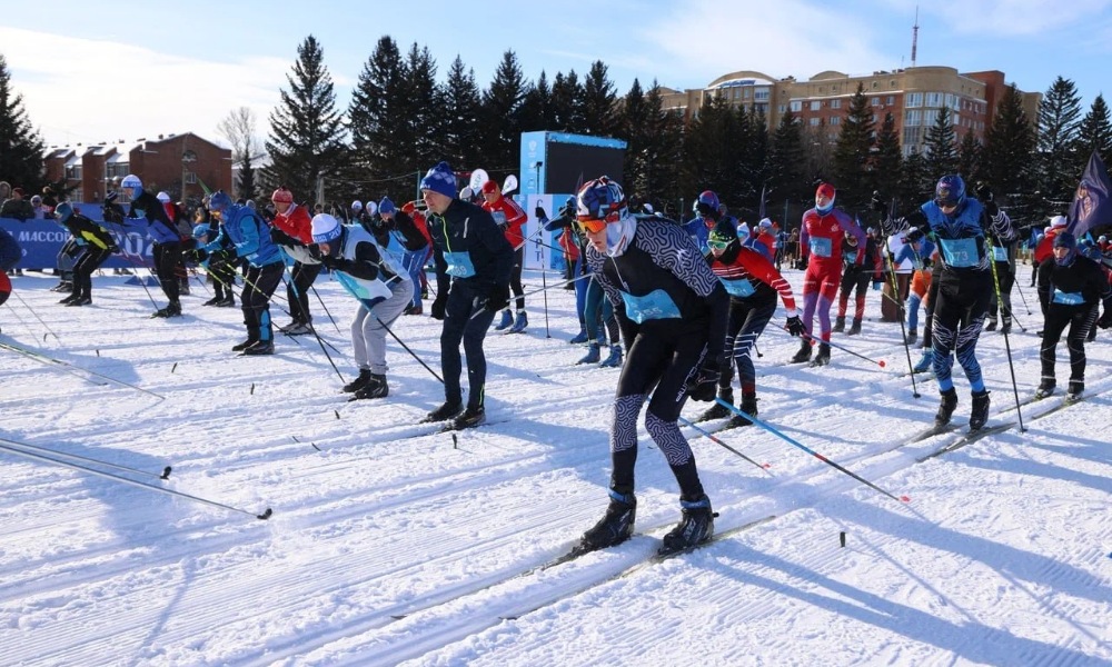 В стартах «Лыжня России» поучаствовали больше 8 тысяч омичей