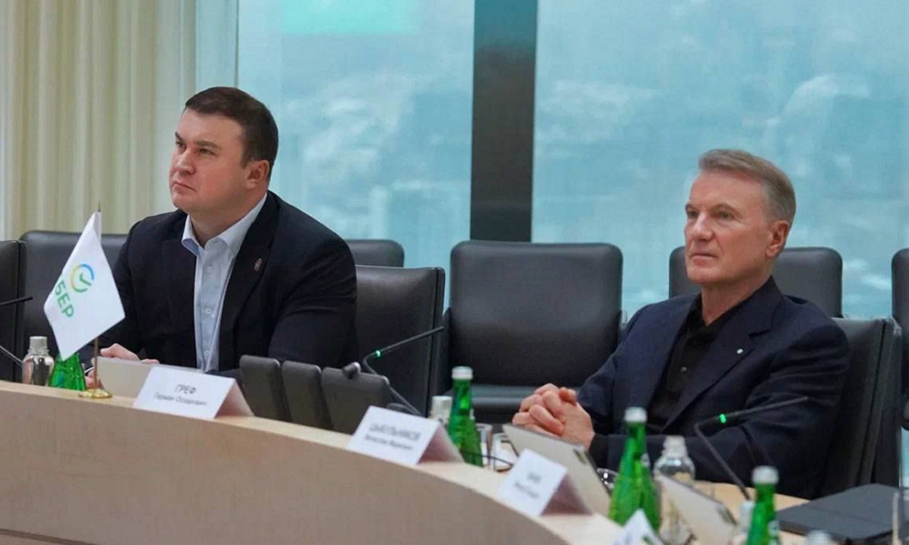 Виталий Хоценко и Герман Греф обсудили создание новых точек роста и мест притяжения в Омске 