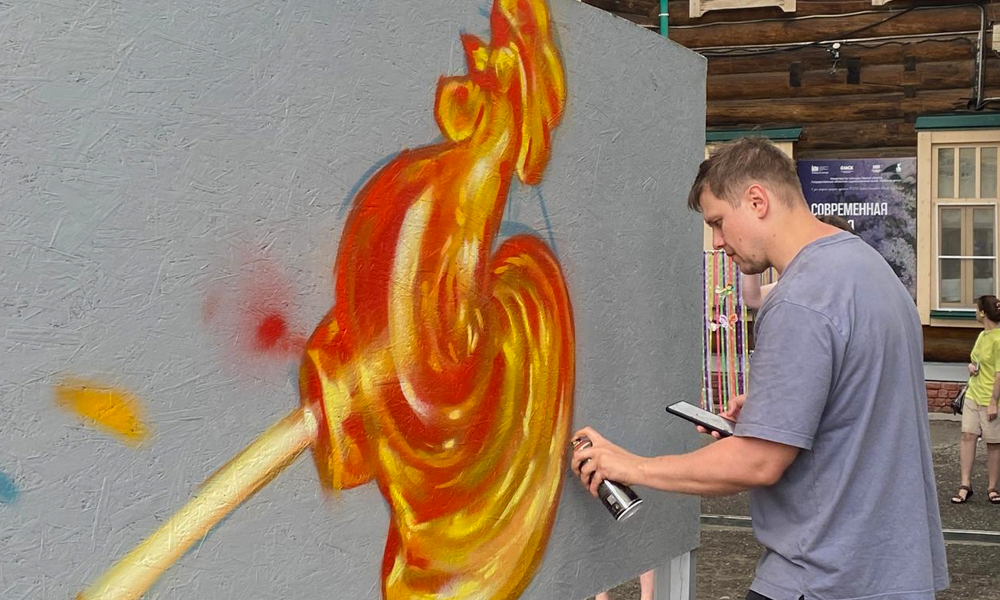 Уличное искусство выходит за городскую черту: стартовал VIII «Омский Стрит-Арт»