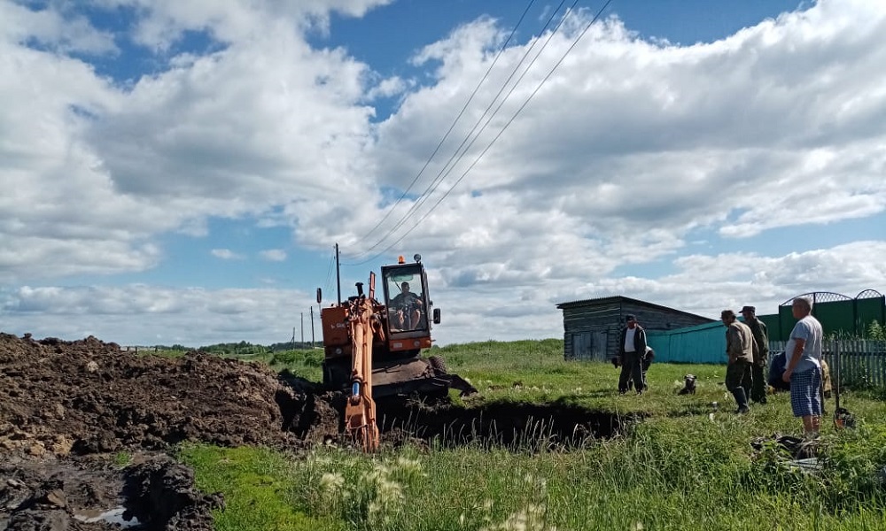 В Омской области завершается строительство водопровода от Большеречья до села Шипицыно