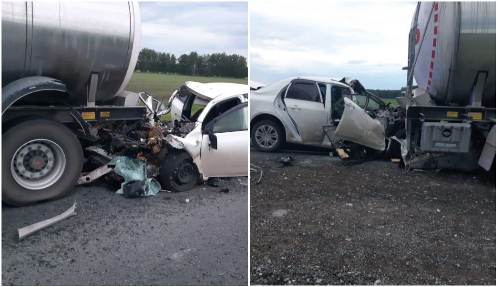 Ночью на трассе под Омском произошло смертельное ДТП с грузовым автомобилем