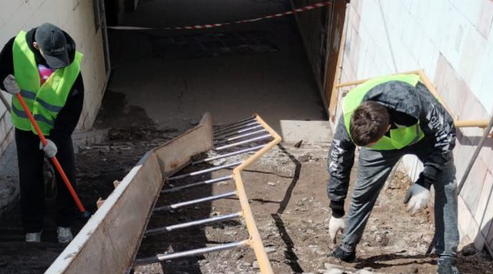 В Омске начался ремонт нескольких пешеходных переходов