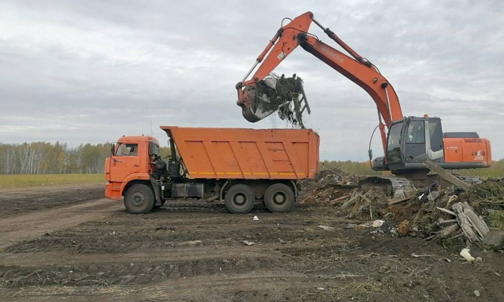 С начала года в Омской области ликвидировали 19 несанкционированных свалок