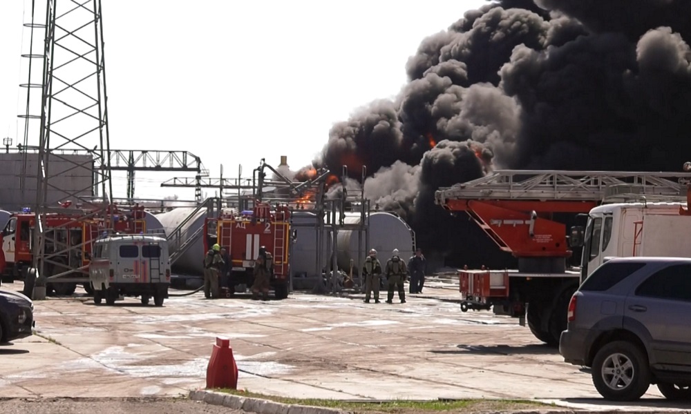 После пожара на одном из предприятий в Нефтяниках в омском воздухе не обнаружили загрязняющих веществ