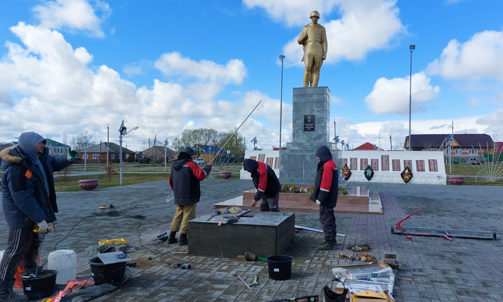 В Черлаке завершается подготовка к установке Вечного огня