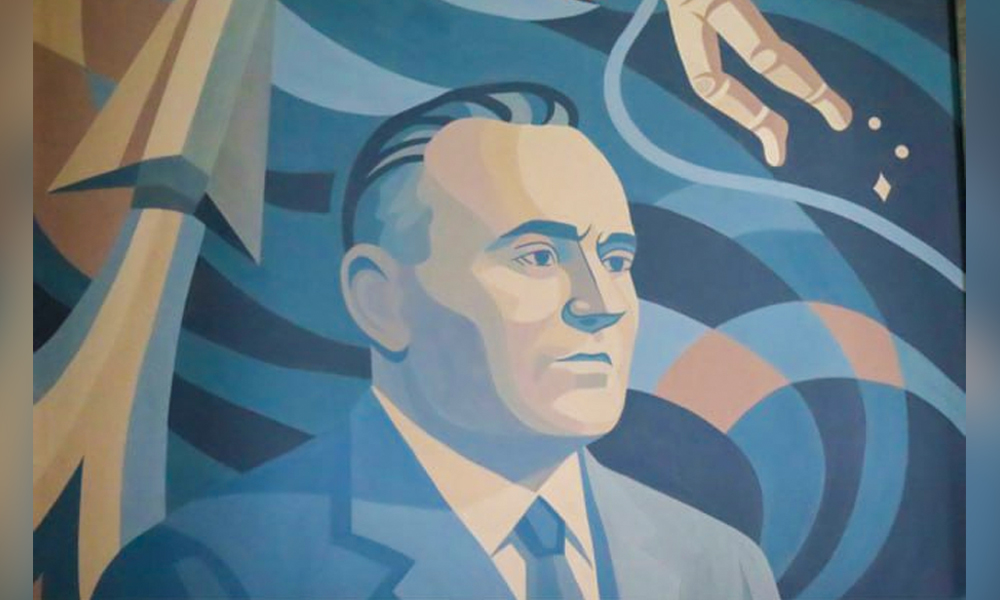 В ОмГПУ завершили первый мурал проекта «Лица Героев»