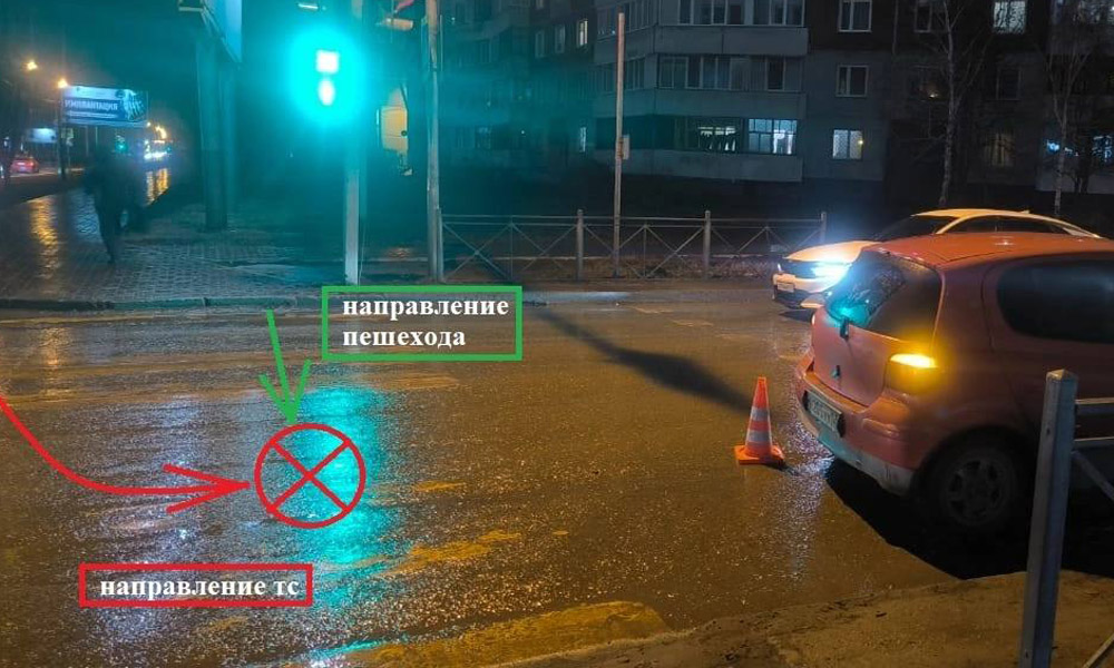 В Омске в ДТП пострадали два несовершеннолетних пешехода