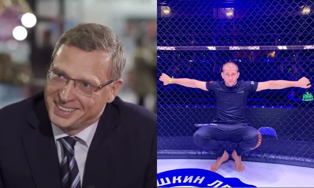 Александр Бурков поздравил спортсмена Александра Сарнавского с победой на АСА 129 