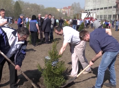 В Омске появилась аллея Победы