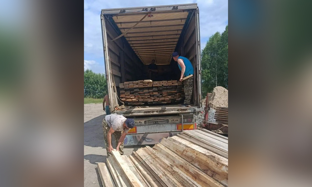 Омские лесозаготовители отгрузили 45 кубометров пиломатериалов для нужд СВО