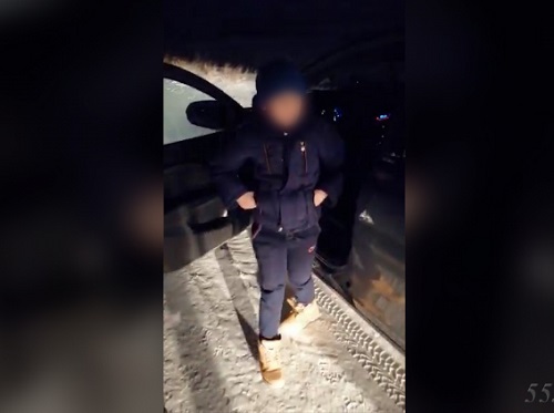 В Омской области остановили "Ладу Весту", за рулем которой находится 9-летний мальчик