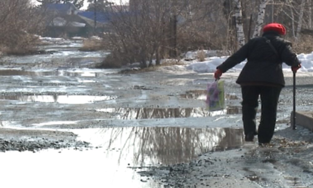 Снег планирует «задержаться» в Омске до середины апреля 