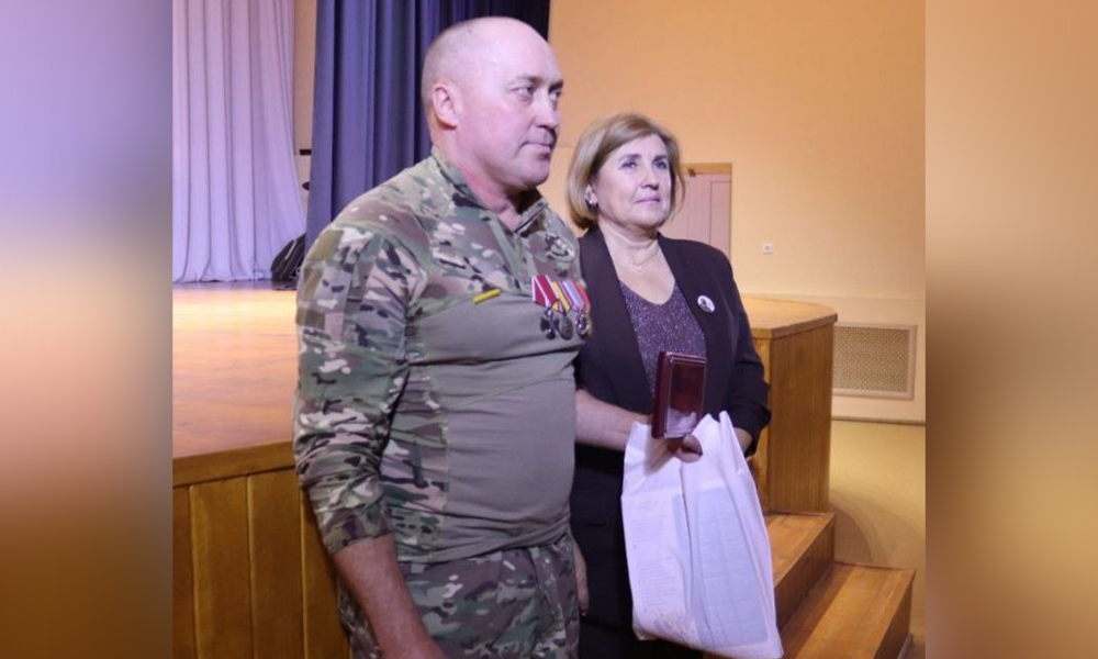 Ветерану СВО из Полтавского района вручили орден Мужества