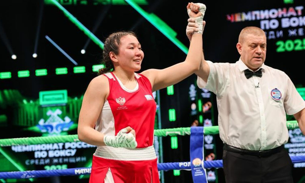 Омичка Салтанат Меденова в 4-й раз стала чемпионкой России по боксу