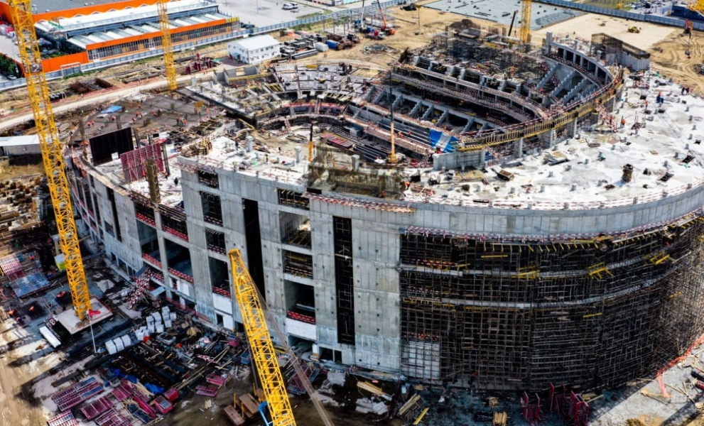 Для временного склада песка в Омске вырубят 86 деревьев у «Арены Омск»