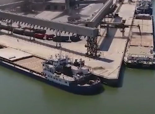 Омское зерно дошло до Павлодара по Иртышу