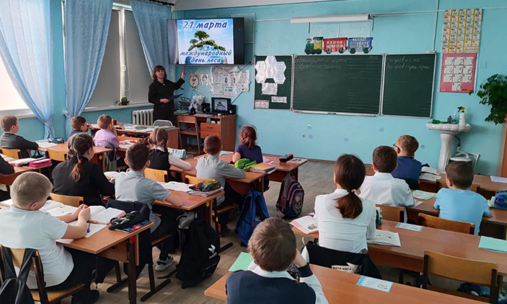 Школьники из 11 районов Омской области приняли участие в мероприятиях ко Дню знаний о лесе