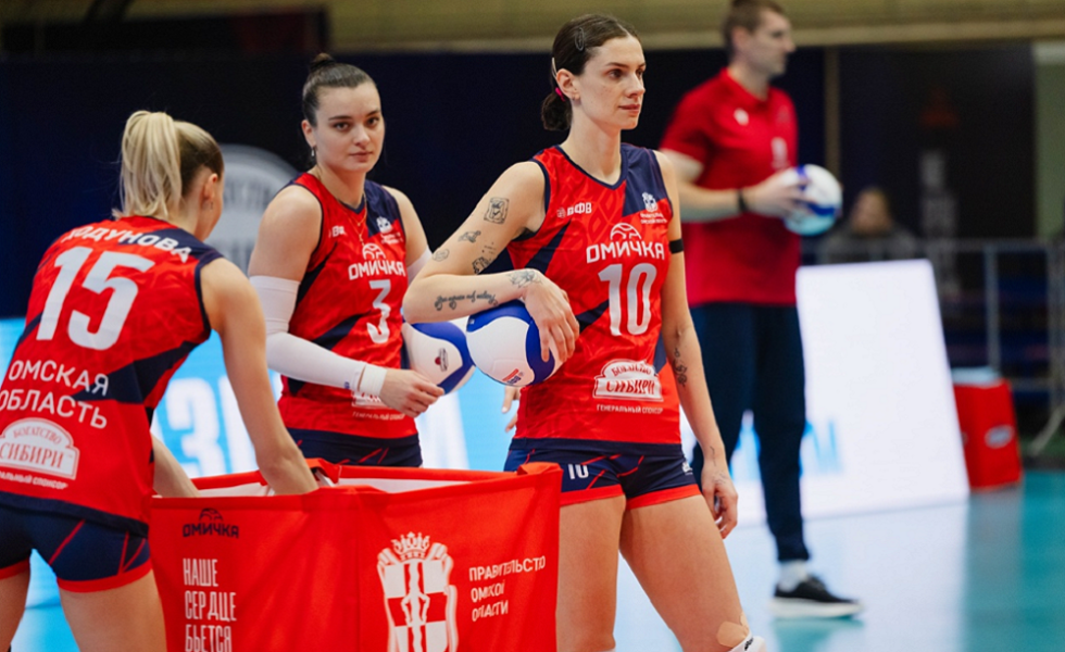 Волейбольная команда «Омичка» уступила в матче с «Корабелкой»