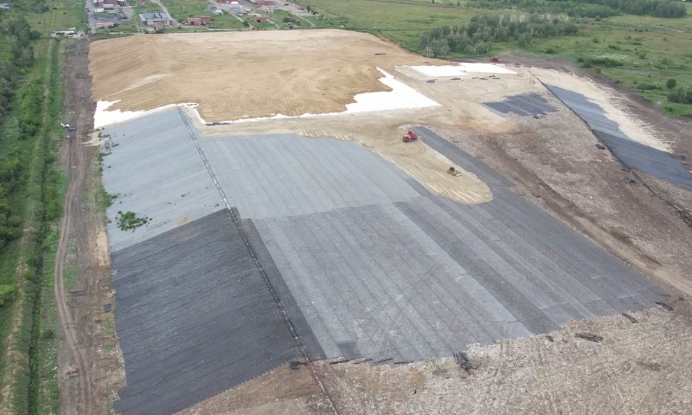 Закрытую свалку на Левобережье Омска ликвидировали на 25%