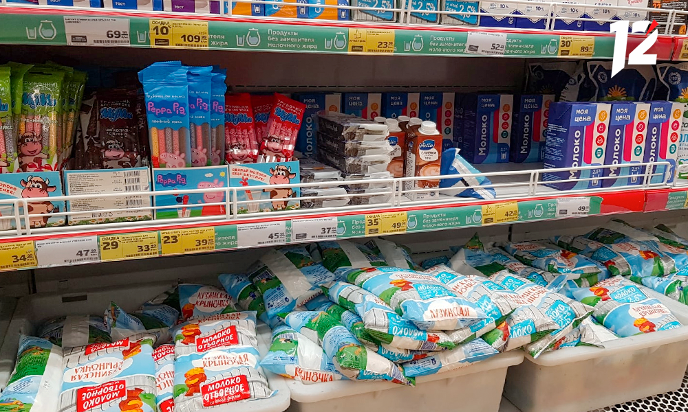 Омичи в марте чаще всего покупали молочные продукты