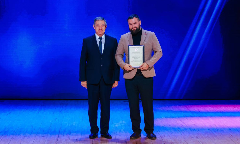 Омич получил награду полномочного представителя президента России в Сибирском федеральном округе