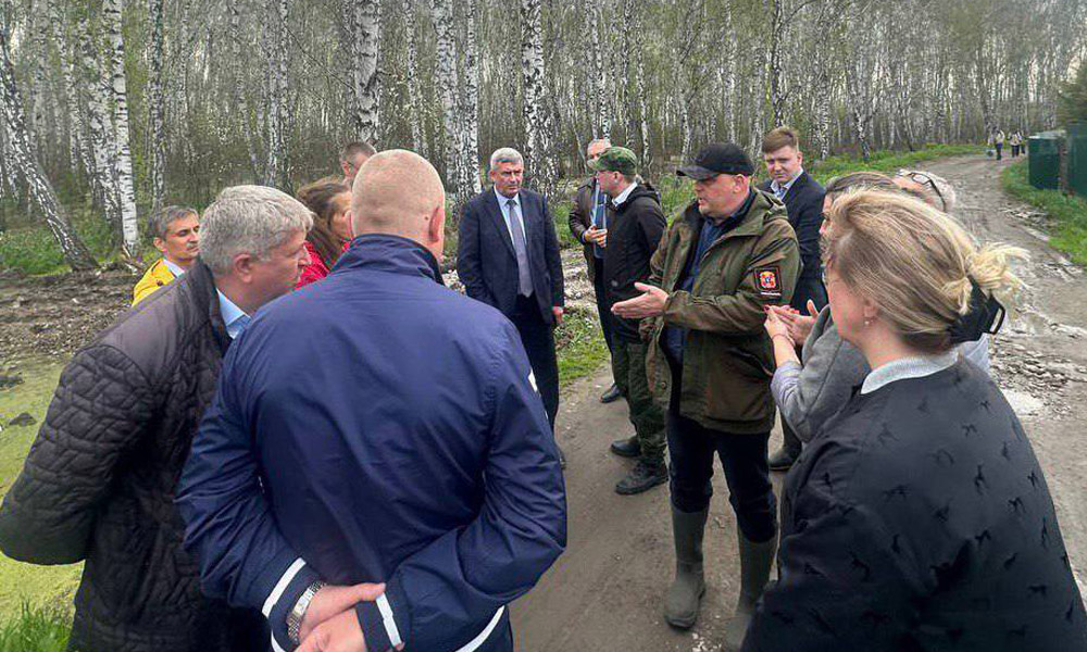 В Омской области состоялось выездное совещание по ситуации в Осташково