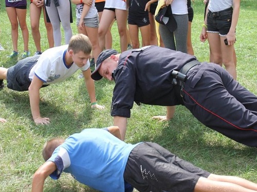 Омичей ждёт "Зарядка со стражем порядка"