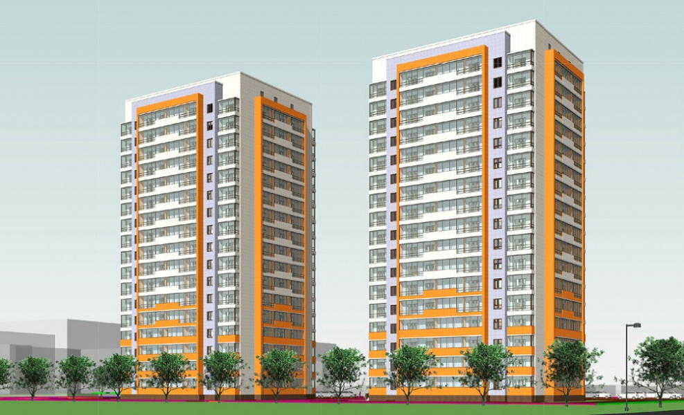 В Омске сдали 19-этажный дом на улице 4-й Транспортной