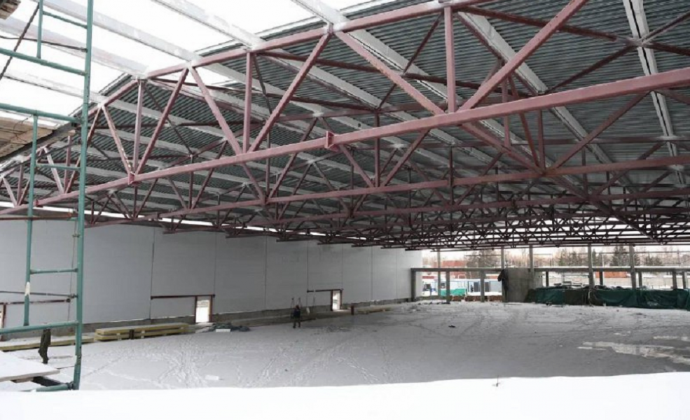 Виталий Хоценко рассказал, как идёт строительство ледового дворца для СибГУФКа 