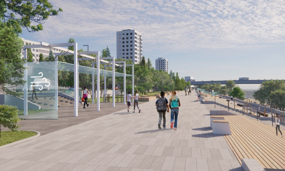 Как благоустроят набережную Тухачевского в Омске? 
