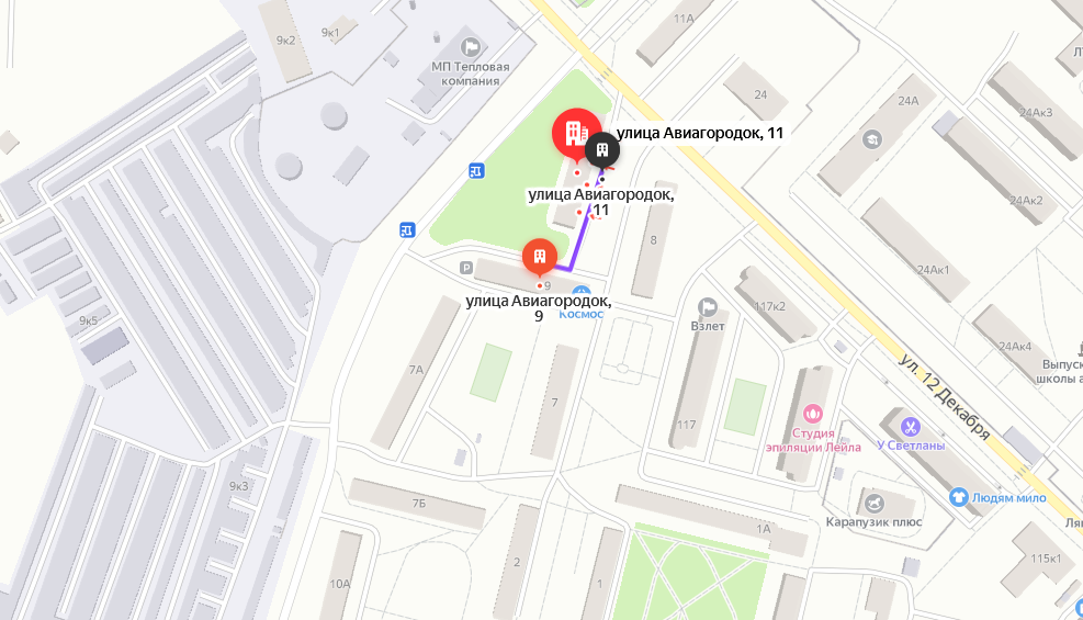 На Левобережье в Авиагородке появилась новая остановка