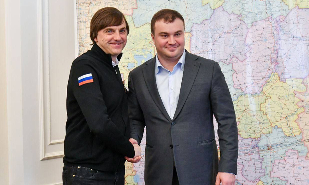 Виталий Хоценко представил министру просвещения РФ программу развития образования в регионе