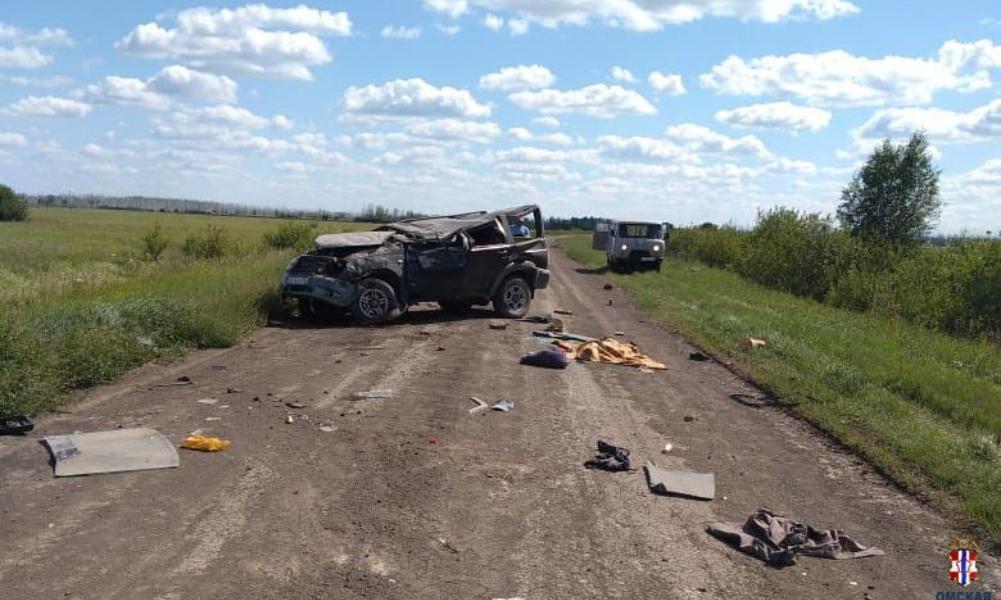 В Омской области пенсионер погиб, перевернувшись на внедорожнике