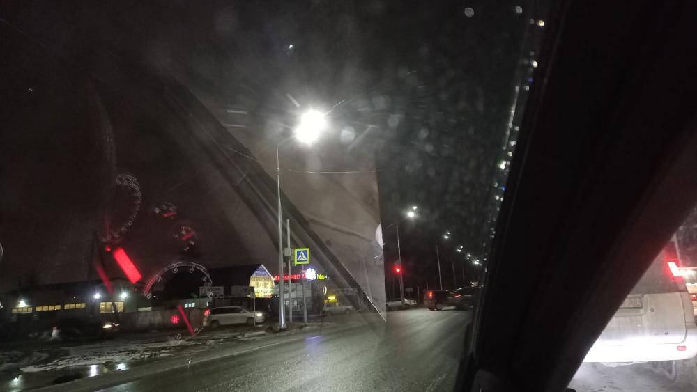 На Красноярском тракте появилась линия наружного освещения 