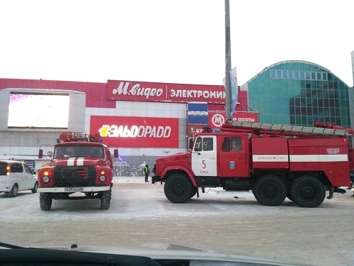 В Омске эвакуировали "Континент"